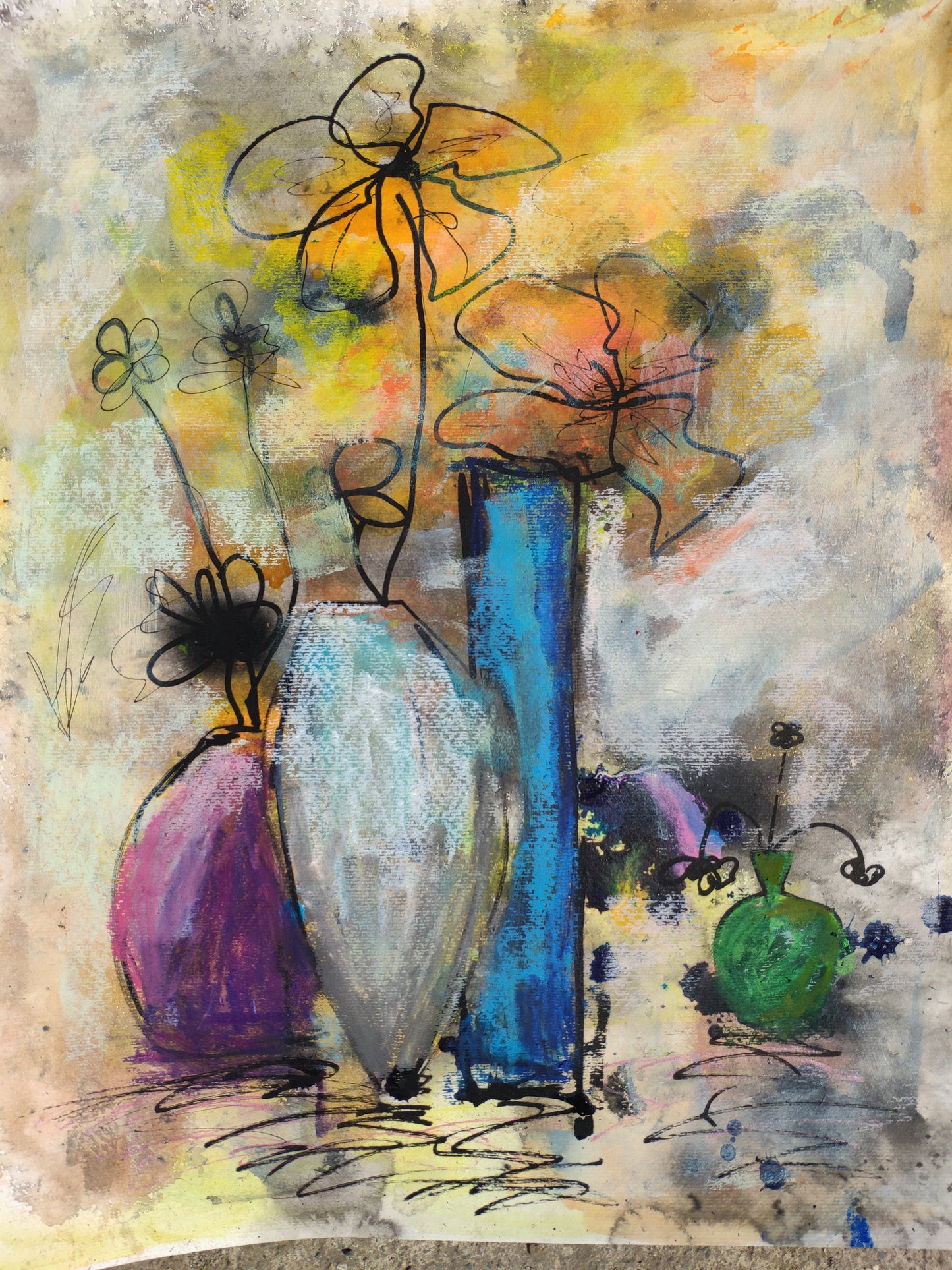 "Abstract flowers 2"