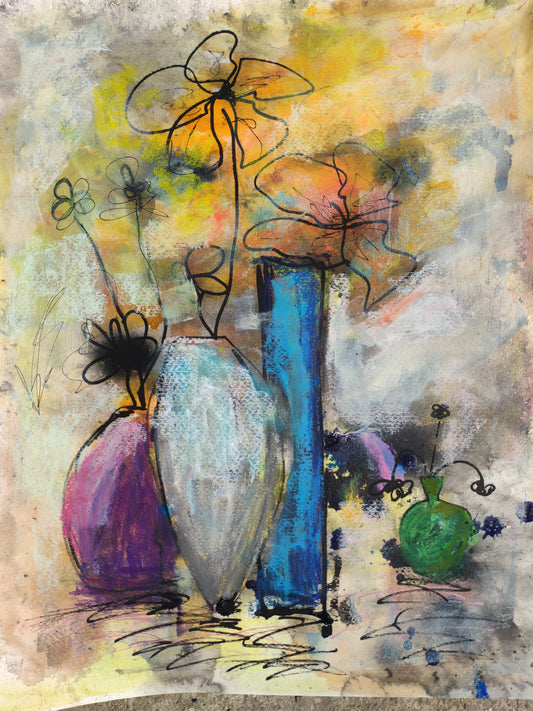 "Abstract flowers 2"